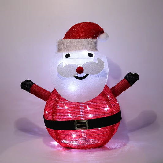 2024 New Santa Claus Snowman Fairy Lights Lantern Outdoor Waterproof Lawn Garden Lights for Party Wedding Christmas Decorations